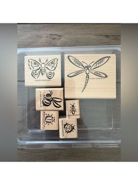 Stampin’ Up! Bunch of Bugs Set of 6 Stamps Retired